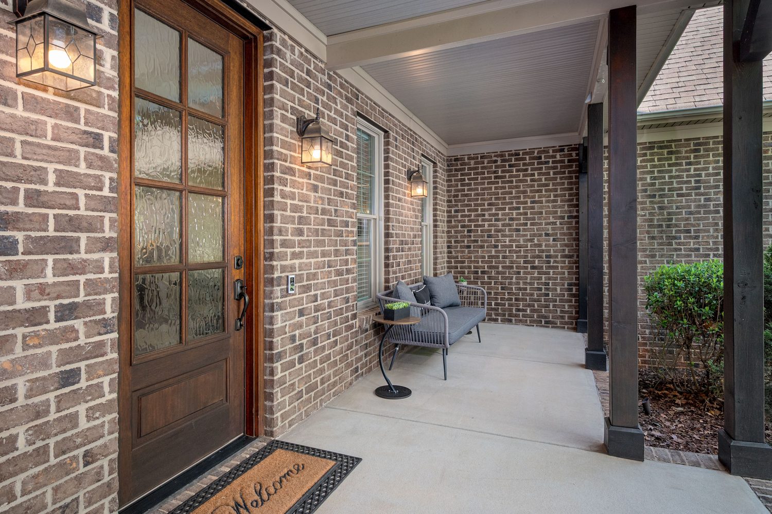 Covered front porch
