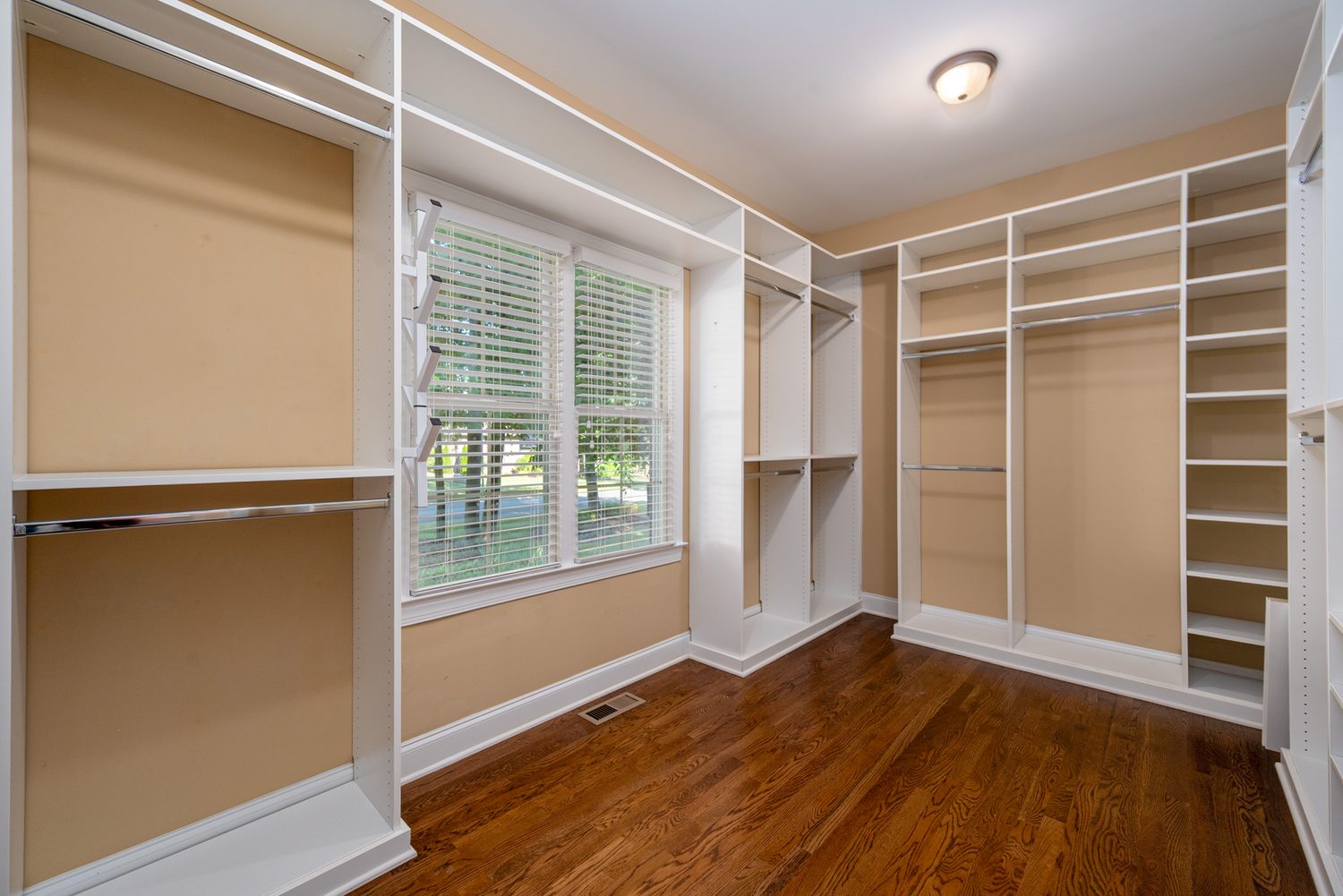Custom walk-in closet