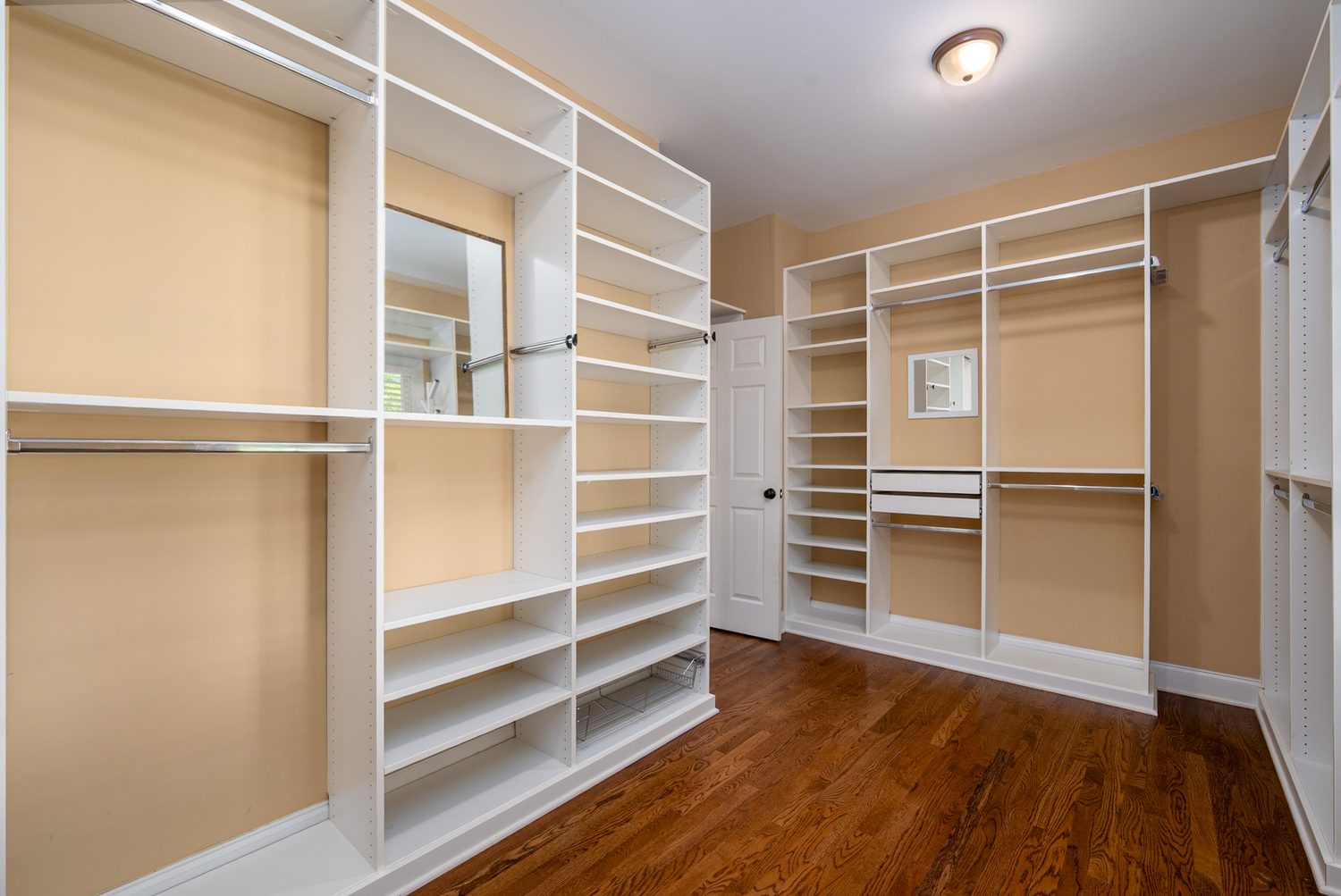 Custom walk-in closet