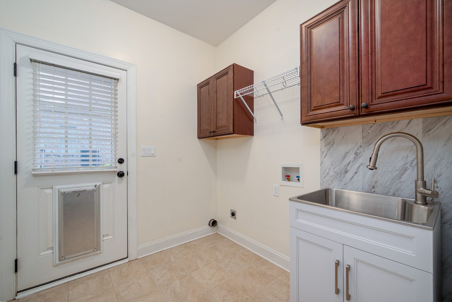 Laundry and mud room