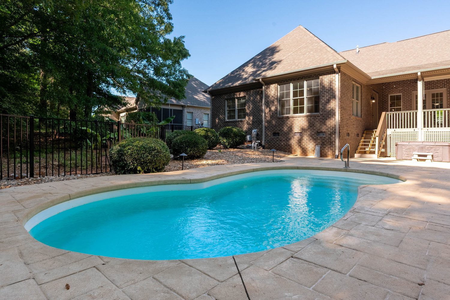 Backyard and pool