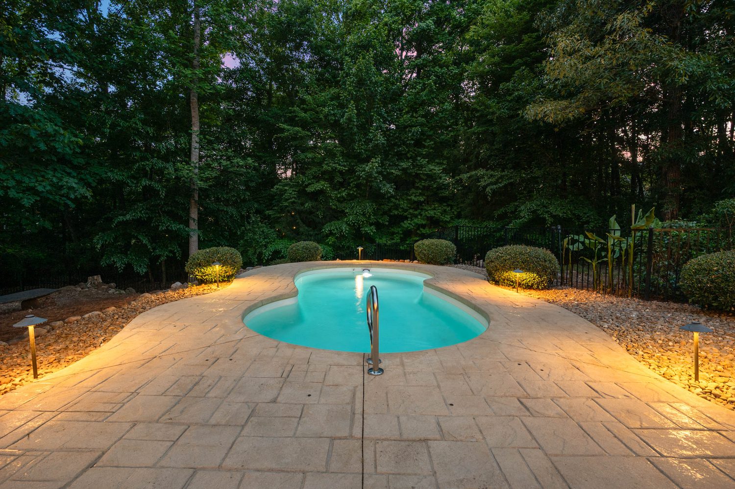 Pool at twilight